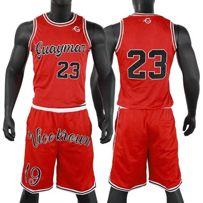 Custom Retro Men's Basketball Jersey - Vintage Tackle Twill Mesh Vest - Jerseys-buy.com