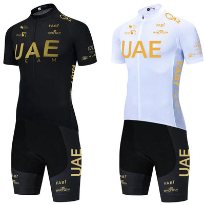 2024 Men's UAE Team Cycling Jersey Set | Short Sleeve MTB Bike Uniform | Summer Maillot Ropa Ciclismo | Bicycle Wear - Jerseys-buy.com